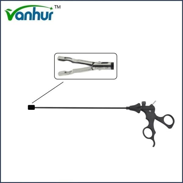 Quality 5mm Laparoscopic Instrument Fenestrated Toothless Grasping Forceps with Customization for sale