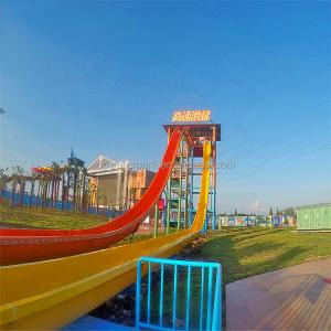 Commercial Fiberglass Water Slide for Resort and Hotel with 12 Years Service