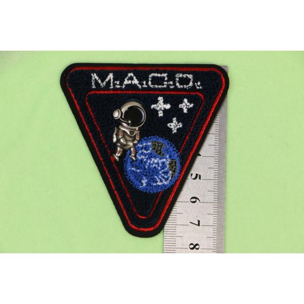 Quality Soft Triangle Toothbrush Astronaut Patch For Iron On Or Sew On Cloth Caps Backpack Bag for sale