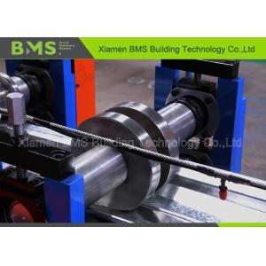 PLC Roll Forming Machine Cold Rolled Sheet Shelf Heavy Column Machine