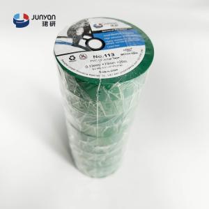 China Green PVC Tape 50mm 19mm 25mm PVC Electrical Adhesive Tape Flame Retardant on sale