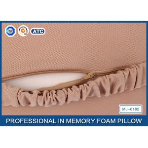 Decorative Car Memory Foam Head Neck Support Pillow With Jersey Fabric Cover