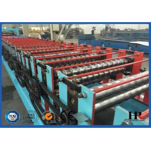 Galvanized Roofing Sheet Double Deck Roll Forming Machine 16mm