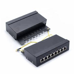 Wholesale 1U 8 Port CAT6 STP Rack Mount Patch Panel With Shielded from china suppliers