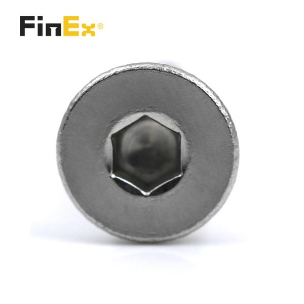 Carbon Steel Hexagon Recessed M7 Flat Head Socket Countersunk Screws 1mm-500mm Length