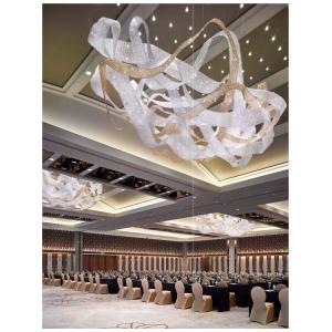 China Tailor Made Crystal Ribbon Chandelier Modern European Chandeliers on sale