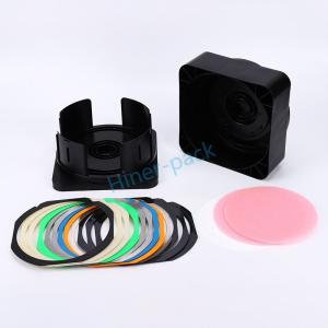 6 Inch Black ESD Low Gas Release Wafer Carrier Box ROHS Certificated Conductive