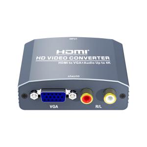 HDMI to VGA, + R/L Audio ,AV Signal Converter