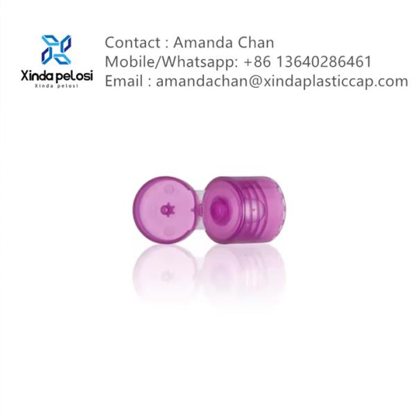 Cosmetic Packaging Plastic Hand Washing Flip Top Cap For Soap Liquid Bottle