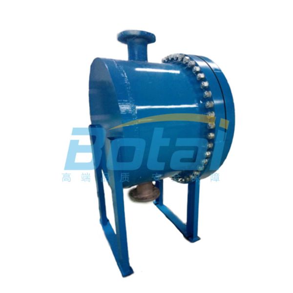 Fully welded plate & shell heat exchanger