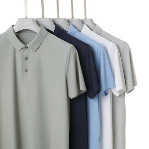Custom Color Logo Men's Plus Size Polo T Shirt with Quick Dry and Breathable