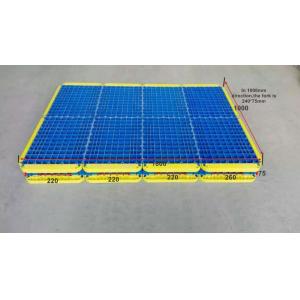 Heavy-duty reusable recycle double-face grid plastic pallet for warehouse