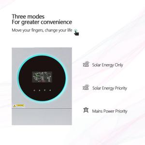 60A Output Current Hybrid Solar Inverter With 2 Year