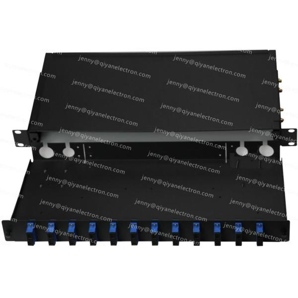 1U Drawer-type Rack Mount Fiber Patch Panel Preloaded FC, SC, ST and LC
