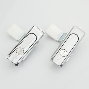 Zinc Alloy Chrome Plated Swing Handle Lock Customized Size With Key
