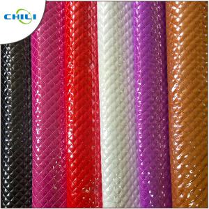 OEM Synthetic Leather Fabric Waterbase Vegan Smooth Tough Flexibility Foiled