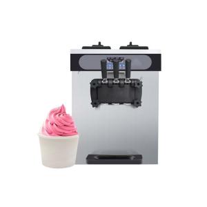 Table Type 2+1 Mixed Flavour Soft Ice Cream Machine With Min 3 Aromas