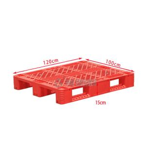 Reusable Stackable Plastic Pallets , Single Side Large Plastic Pallets