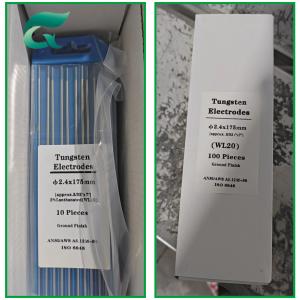 Grey WC20 Cerium Tungsten Electrode 3.2mm Diameter