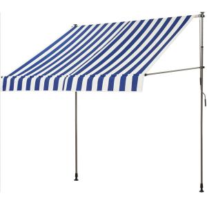 Wholesale Clamp Awning 150 X 130 Cm, Stripe, Patio Canopy Sun Protection, Height From 200-300 CM from china suppliers