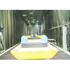L6 * W4 * H4m Abrasive Blast Rooms , Clean Weld Joint Sand Blasting Cabinet