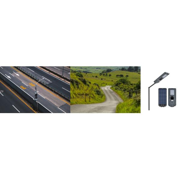 IP65 Waterproof LED Solar Street Light With LiFePO4 Battery For Garden Parking Lot