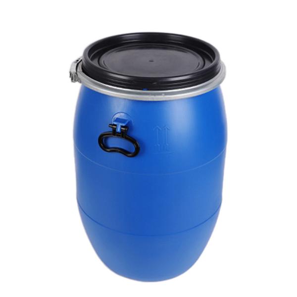 55 Gallon Plastic Drum 210 Litre HDPE Open Top Blue Plastic Drum With Lock Ring