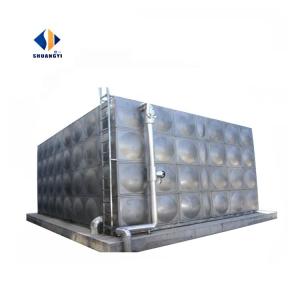 China 50 kg Stainless Steel 304/316 Panel Assembled Water Tank for Drinking Water Storage on sale