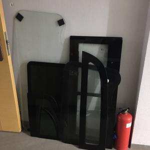 Custom Side Window Flat Windshield Glass , Vehicle Side Glass Replacement Anti