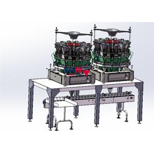 14 Head Multihead Weigher Packing Machine For Filling Marinated Or Fresh Food
