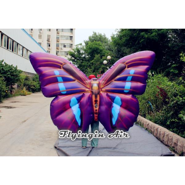 Customized Inflatable Butterfly Wings Costumes for Halloween Party and Stage