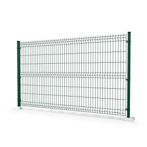 Curvy Perimeter Metal 3D Curved Welded Garden Wire Mesh Fence