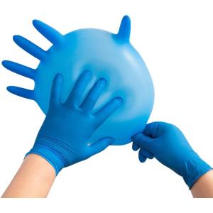 Wholesale high quality FDA CE Disposable Nitrile Examination Gloves no powder 9 inch 12inch hands protection AQL1.5 AQL4.0 from china suppliers