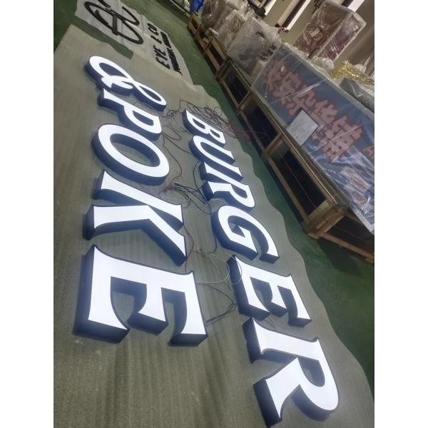 Best Sell Wall Name 3d Stainless Steel Led Logo Sign Backlit Letter Light 3d Wall Sign