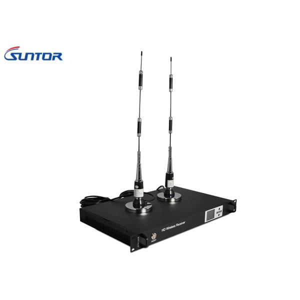 1U H.264 Regular Wireless HD COFDM Receiver With High Definition Multimedia