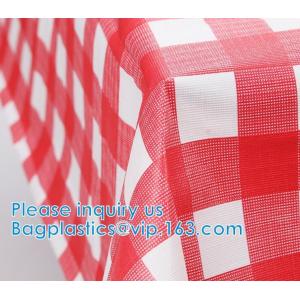 Vinyl Tablecloth PEVA Spillproof Wipeable Oilcloth Tablecloth Rectangle Heavy
