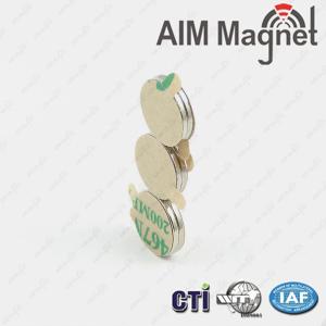Wholesale N40 Neodymium Disc Magnets With 3M Adhesive from china suppliers