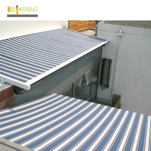 WaterProof SunProof Retractable Roof Awning Steel Transparent External