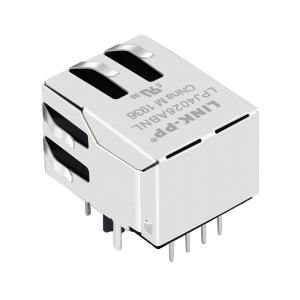 13F-62AGYD2S2NL , LPJ4026ABNL RJ45 Jack Connector Integrated Magnetics