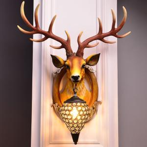 China Antlers Indoor Led Wall Light Led Decoration for Wall Rustic Interior Lighting （WH-VR-64） on sale