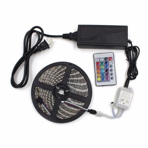 China 20m LED Strip 5050 RGB Waterproof IP65 LED tape with RF touch Remote controller + Power adapter + Amplifier Kit on sale