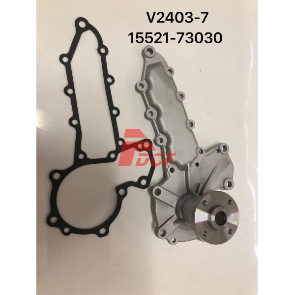 V2403-7 Kubota Excavator Water Pump 15521-73030 For Excavator Diesel Engine