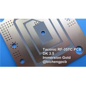 Taconic RF-35 PCB 60mil double layer 2oz copper with Immersion Tin