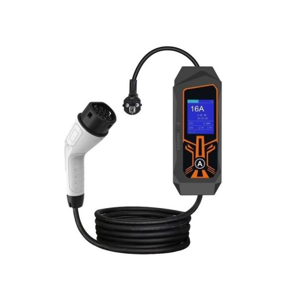 Quality IP55 Rating Portable EV Charger With Interchangeable Plug Type2 Type1 for sale