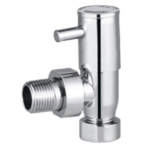 Wholesale Modern Angled Towel Rail Valves 1/2'' For 15mm Copper Pipe With Smart Lever Chrome Plated from china suppliers