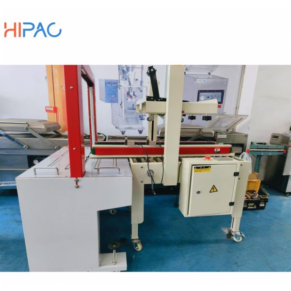 Hipac AP-301 Electric High Table Strapping Machine Motor Durable Automatic Belt Packaging Beverage Food Textiles Commodity 220V