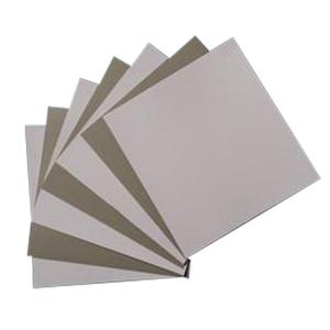 Recycled pulp paper one side coated duplex board with grey back
