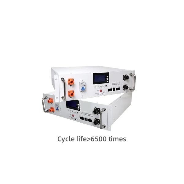 Safe LiFePo4 Home Battery Energy Storage Rack Mounted Lithium Ion Battery 48V 51