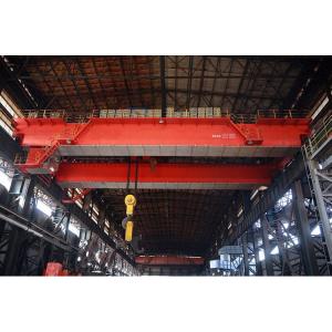 16 Ton Electric Overhead Traveling Casting Foundry Crane Cabin Control Double