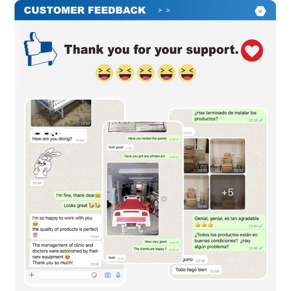 MN-EB006 Customized ABS Guardrail Five Function Bed with Remote Controller